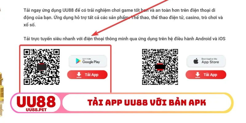 Tải app UU88 với bản APK